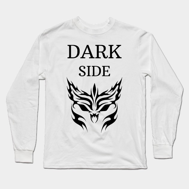 Dark Side Long Sleeve T-Shirt by CSTMdesigns